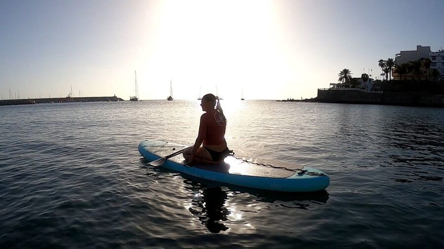 2h Sunset Paddle Board Session in Gran Canaria - When you want photos, not just memories: GoPro included