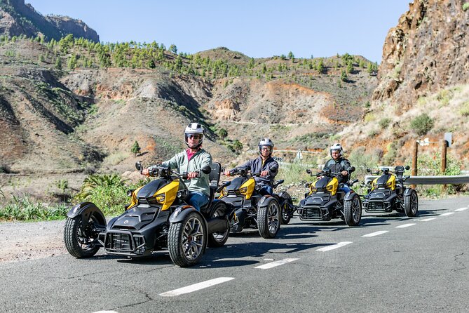 3 Wheel Motorcycle like Quad/Buggy Tour Gran Canaria (Maspalomas) - The Route From Fataga to Maspalomas and Playa de Amadores