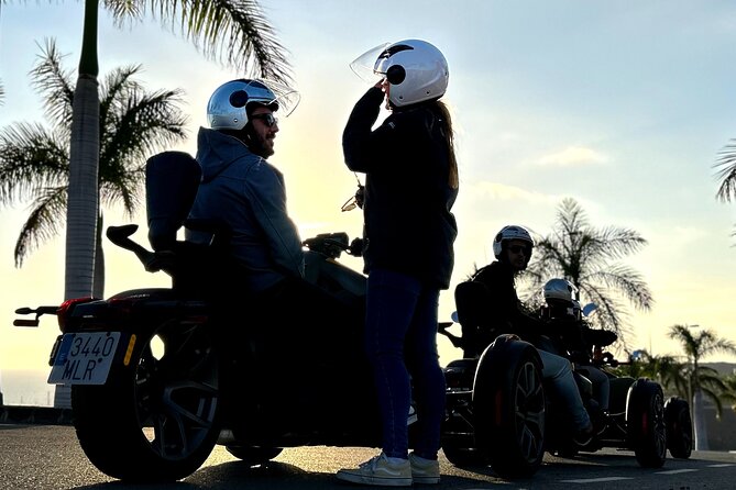 3 wheels motorcycle Coast Tour - Ryker - Gran Canaria Maspalomas - Stop 1 to 2: El Pajar and Arguineguin on the curvy GC-200 coast road