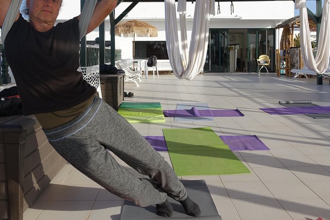 Aerial Yoga Experience in Maspalomas, Spain - English instruction and a calm, friendly vibe