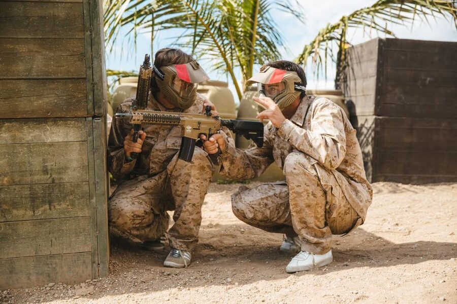 Airsoft Park Ticket - How the games work: join in, play continuously, repeat