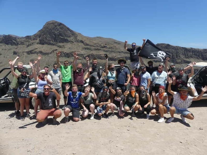 BEST FAMILY & FRIENDS FUN BUGGY TOUR - Fataga Scenery: Mountains, Valley Views, and Small-Town Texture