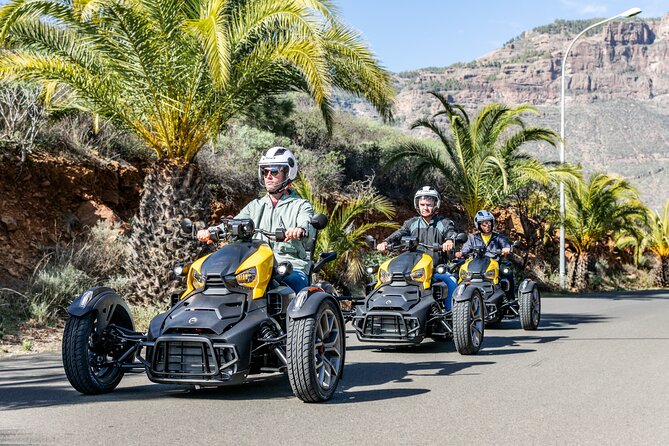 Can-am Ryker three wheels tricycle Mountain Tour (Maspalomas) - Riding comfort and safety: stability is the selling point