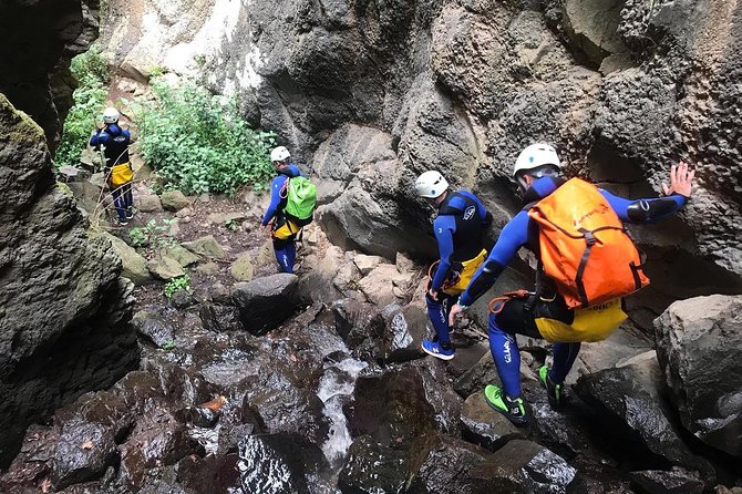 CANYONING aquatic and fun route in Gran Canaria - Guides you can expect: enthusiastic pros like Nestor, Dani, Pablo, and Daniel