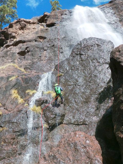 Canyoning in the Rainbow Mountain Gran Canaria - Rappels from 9 to 50 meters, and why the finish hits hardest