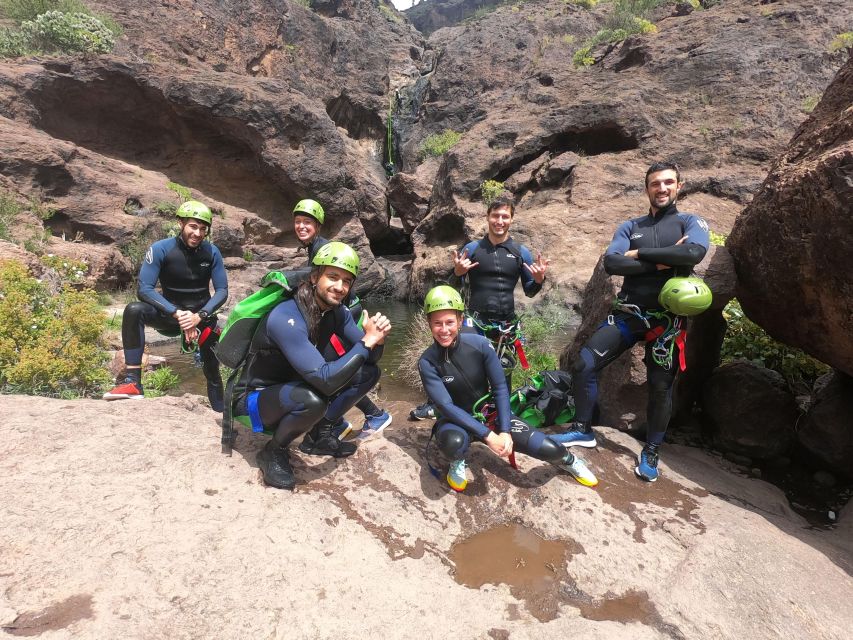 Canyoning in the Rainbow Mountain Gran Canaria - Picnic fuel and the included photo report reality check