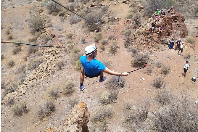 Climbing + Zipline + Via Ferrata + Cave. Adventure route in Gran Canaria - Group size and guide energy: where the experience earns its score