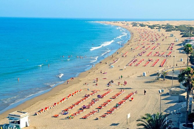 e-Scooter CitySightseeing : Best Maspalomas Dunes View Points - Stop 3: Playa del Inglés, the Popular Beach Stop