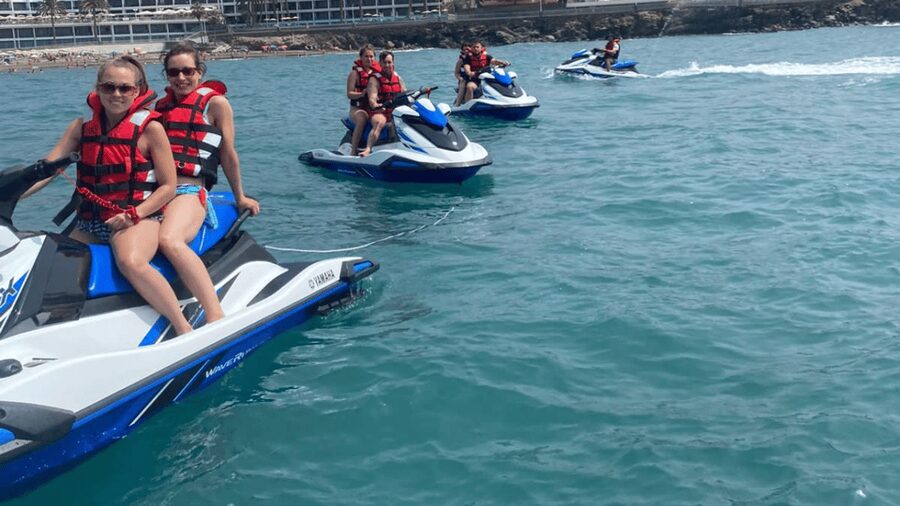 From Playa del Inglés: Guided Jet Ski Tour & Hotel Transfers - Playa del Inglés Pickup: the easy start that saves your time