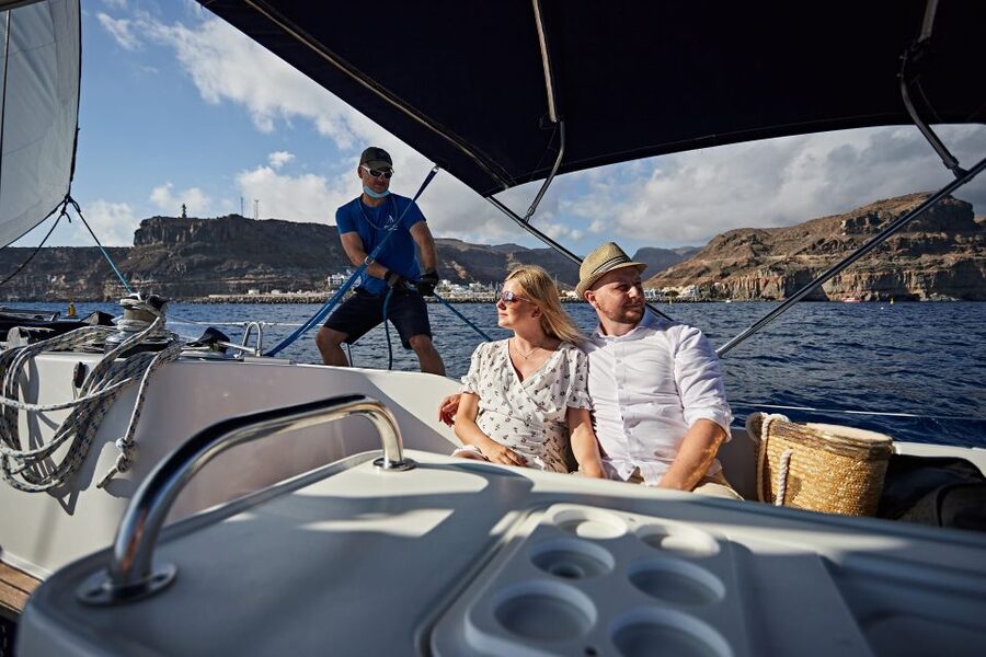 From Puerto de Mogán: Private Sailing Trip & Snorkeling - The out-of-way beach stop: sun time without the noise