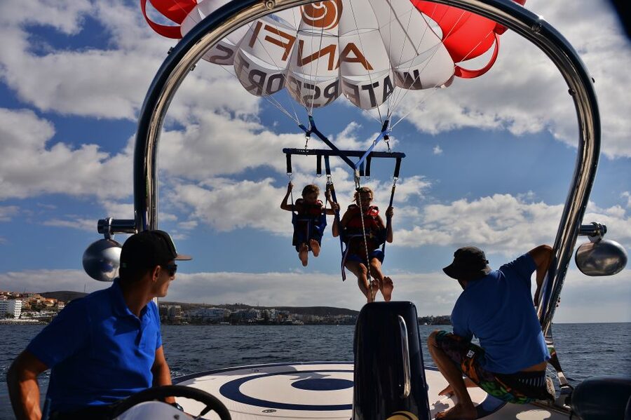 Gran Canaria: 1 to 3 Person Parasail over Anfi Beach - The 10 Minutes Up: Smooth Lift, Open Parachute, and the Coast Falling Away
