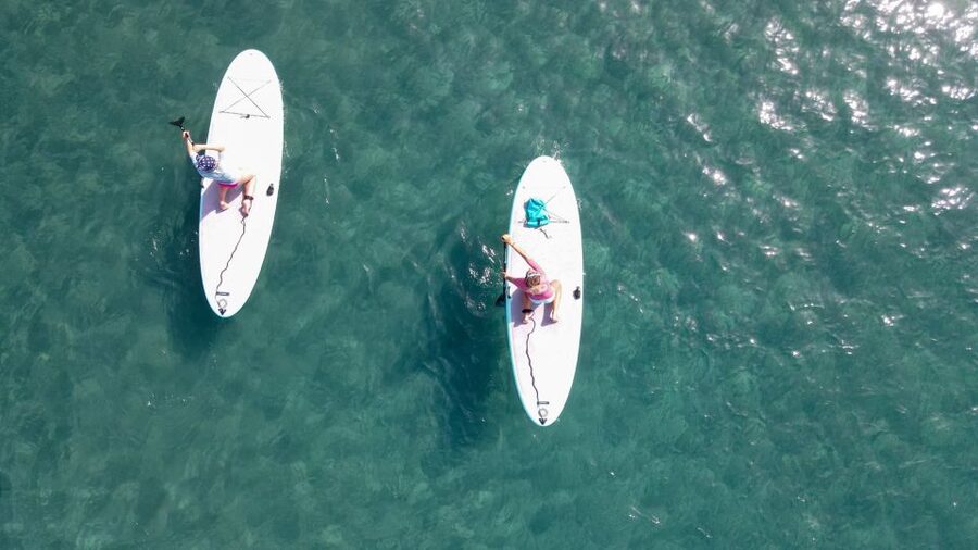Gran Canaria : 2h Stand Up Paddle board lessons - Balance training: standing up, feet placement, and controlled wobble