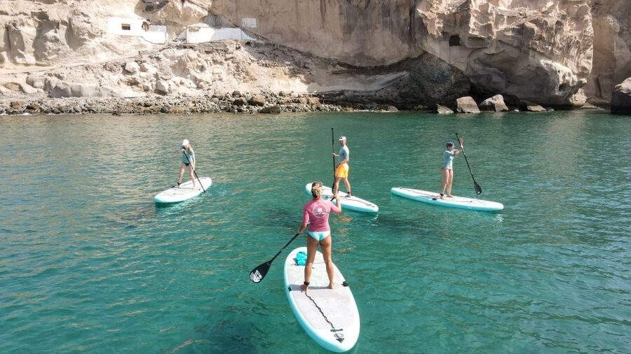 Gran Canaria : 2h Stand Up Paddle board lessons - Itinerary walkthrough: Arguineguín to the water, step by step