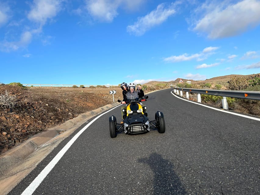 Gran Canaria: Can-Am Ryker 3-Wheel Motorcycle / Buggy / Quad - The south-coast drive to Playa del Cura: sea air, famous names, and photo stops