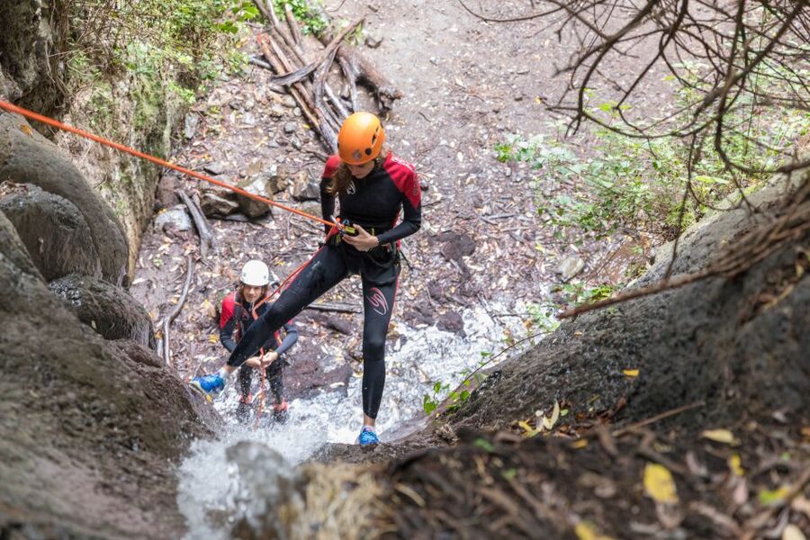 Gran Canaria: Canyoning in the Rainforest - Riverbeds, waterfalls, and those controlled adrenaline slides