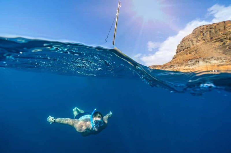 Gran Canaria: Catamaran Tour with Lunch on Pristine Beaches - The second swim stretch: more time to snorkel, see marine life, and play