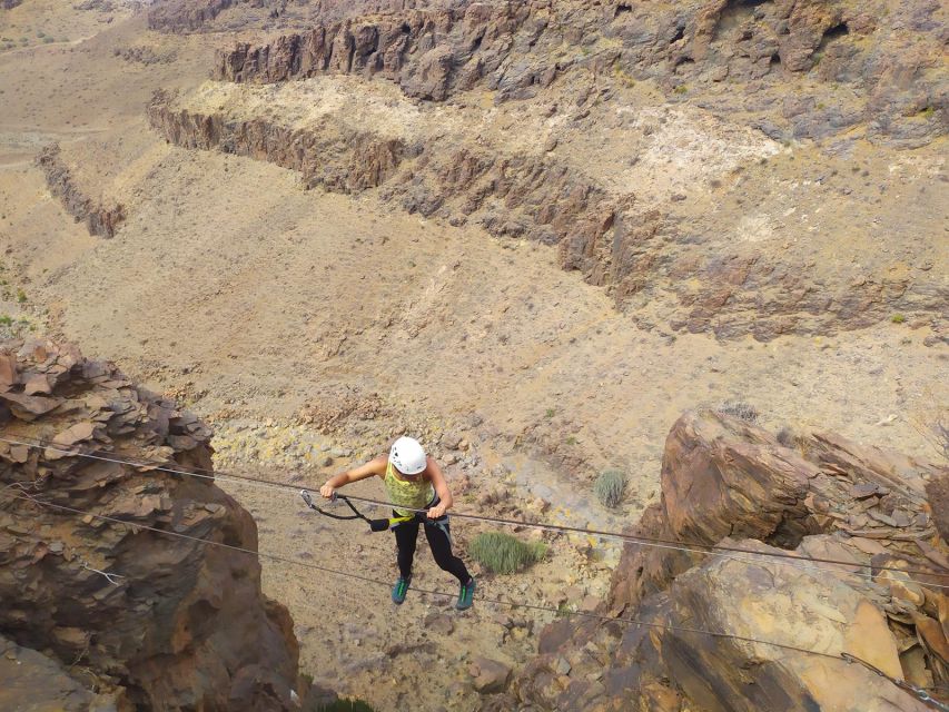 Gran Canaria: Cliff Climbing Via Ferrata Trip by Maspalomas - Medium-Level Iron Steps, Caves, and Route Options That Keep It Fun