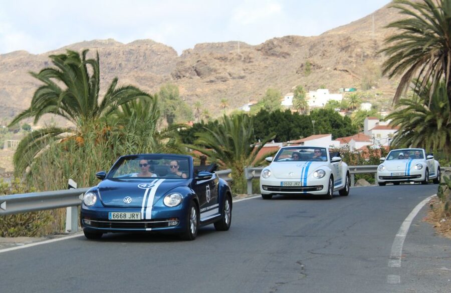 Gran Canaria: Convertible Beetle Tour - The route itself: ravines, reservoirs, and the Valley of 1,000 palms