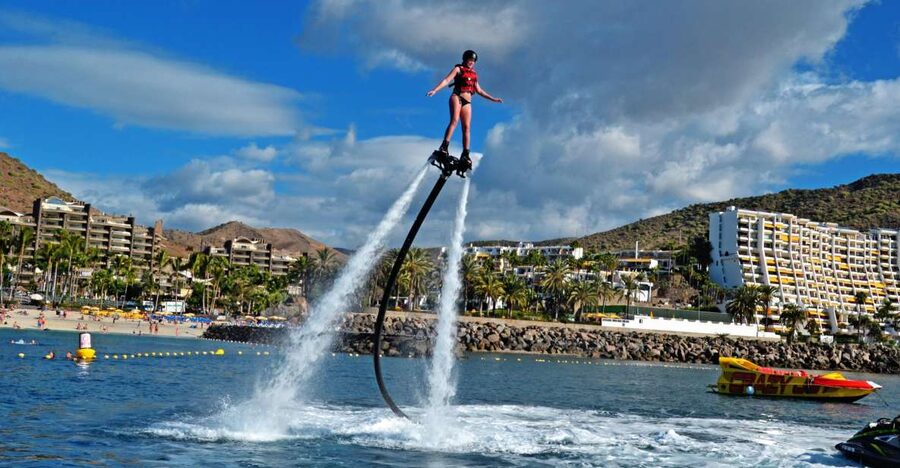 Gran Canaria: Flyboard Session at Anfi Beach - Anfi Beach Flyboard, Powered by a Jet-Ski Trigger