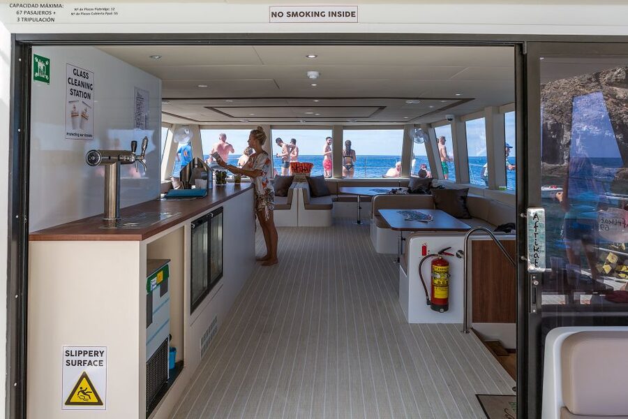 Gran Canaria: Fun Catamaran Cruise with Food and Drinks - Boat Comfort: Shade, Clean Decks, and a Crew That Runs the Day