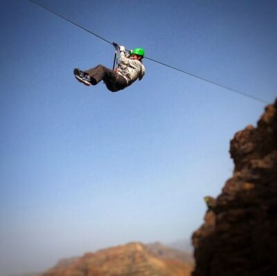 Guided Via Ferrata and Zipline Adventure