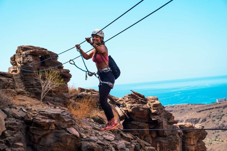 Gran Canaria: Guided Via Ferrata Excursion - The 4-hour rhythm: safety briefing, approach hike, then vertical fun