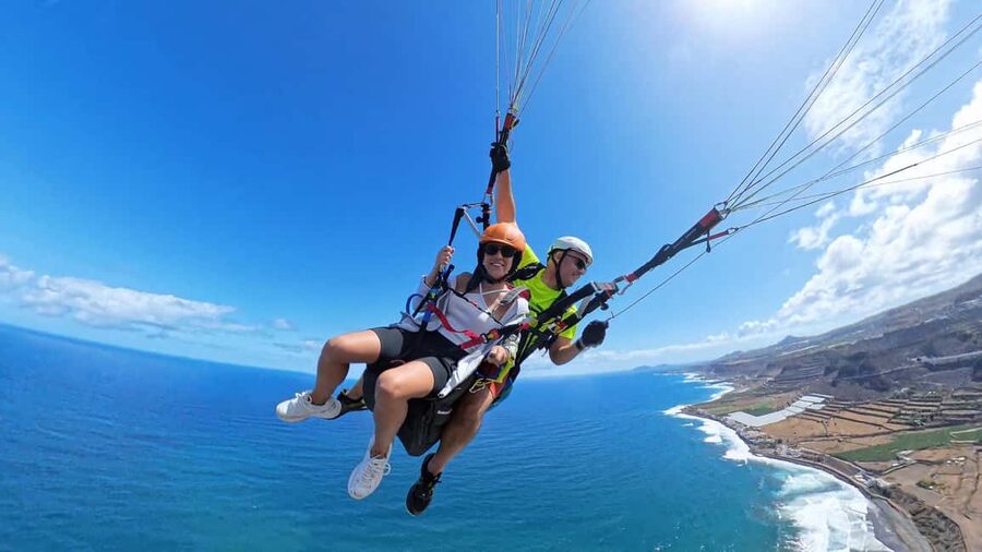 Gran Canaria: Paragliding Flight with Tapas & Pickup - Pickup, timing, and small-group comfort