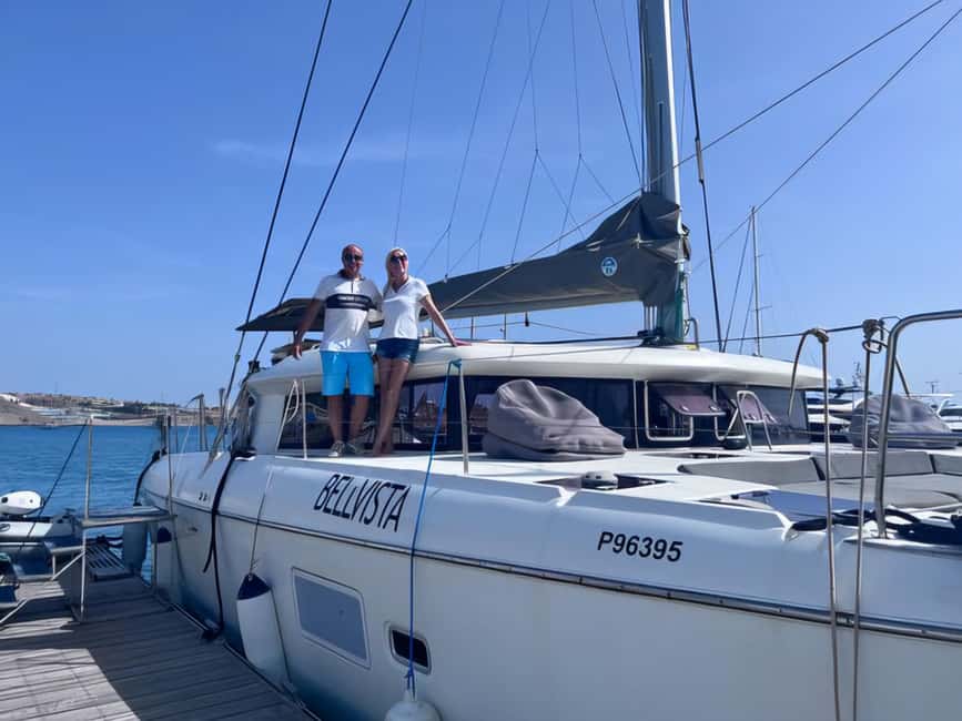 Gran Canaria⛵Private Catamaran Trip – All-Inclusive Luxury - Pickup from Bahía Feliz and Pasito Blanco: how easy it feels