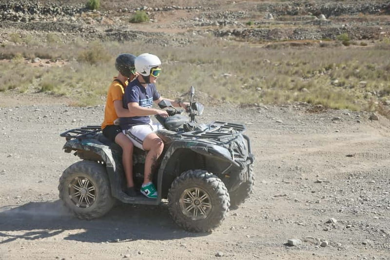 GRAN CANARIA: QUAD TOUR - AFTERNOON SUNSET TOUR 1HR 45 MIN - Following the Route From Maspalomas to Fataga and Ayagaures