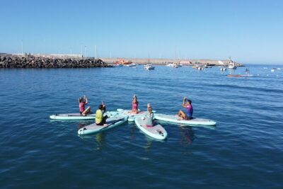 Small Group Sup Yoga Experience.