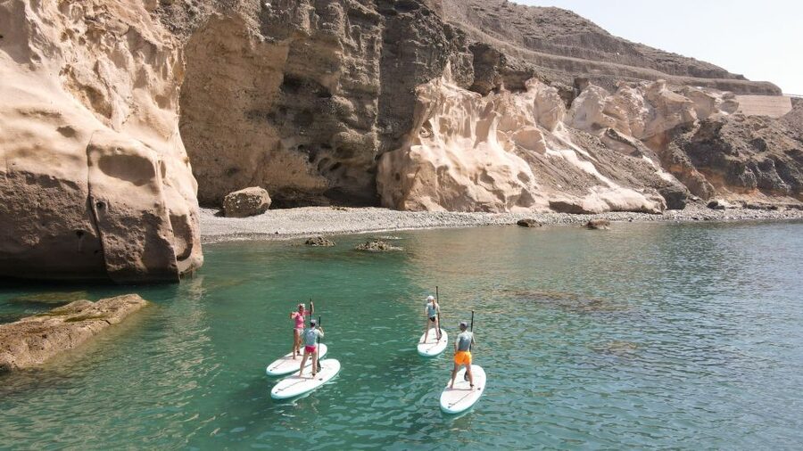Gran Canaria : Stand Up Paddle (SUP) Tour - The Arguineguín route, views, and the fun factor