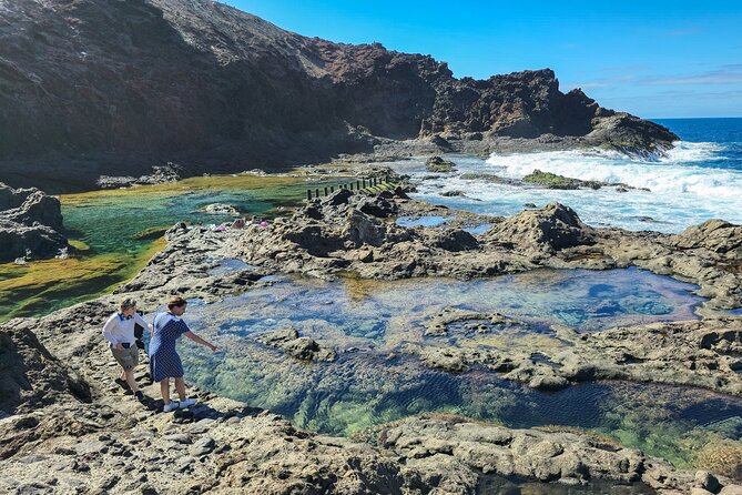 Gran Canaria Sunset and Wild Coast Tour Cliffs Natural Pools - Agaete as your coastal breather before the big sunset point