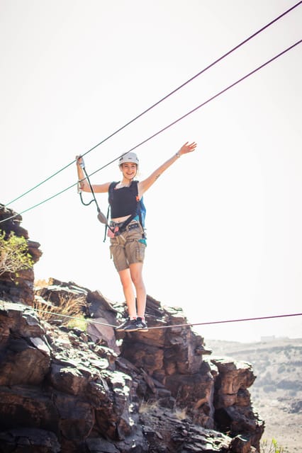 Gran Canaria : Vía Ferrata "Amor & Odio" - Medium level - Amor y Odio on Gran Canaria, and what medium level means