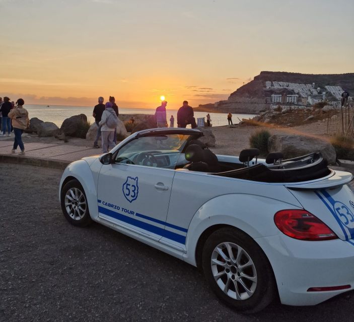 Gran Canaria : West coast Cabrio Sunset - Mogán’s windmill and the mountain viewpoint rhythm