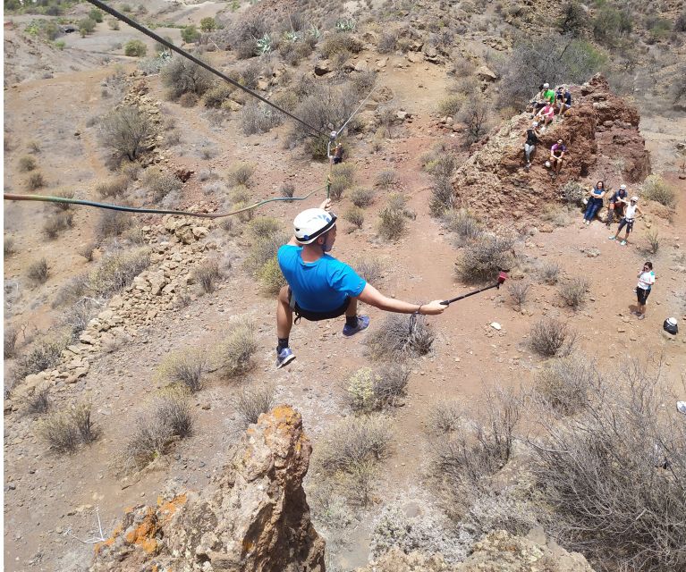 Gran Canaria: Zipline and Mountaineering Tour - Santa Lucía de Tirajana: where the skills make sense