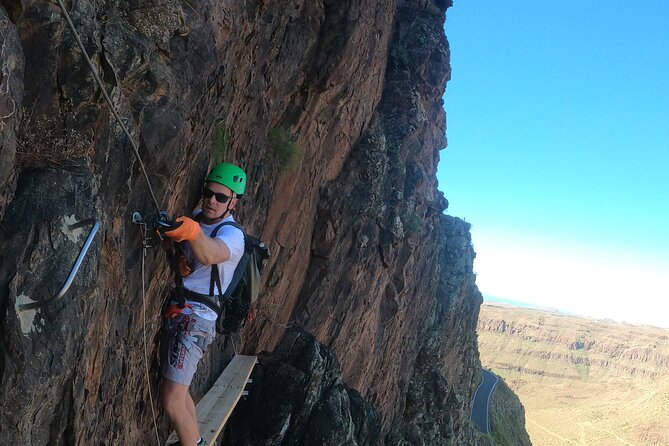 Half-Day Adventure and Climbing Via Ferrata in Gran Canaria - Fitness Level: Moderate Effort, Real Footwork, and No Vertigo