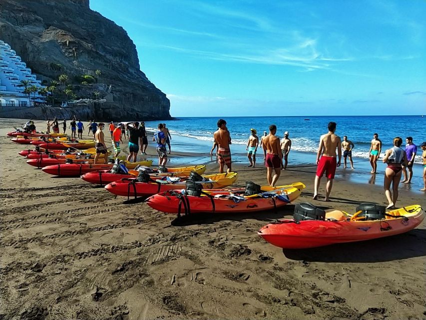 Kayak por las cuevas y acantilados de Mogan - Tiritaña Virgin Beach Break: Swim, Snorkel, and Play Like You’re on Holiday