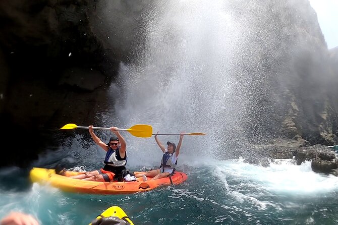 Kayaking Adventure Route with Snorkeling in Mogan Caves - Cave Exploration and Cliff Jumping: Optional Thrill With Clear Safety Control
