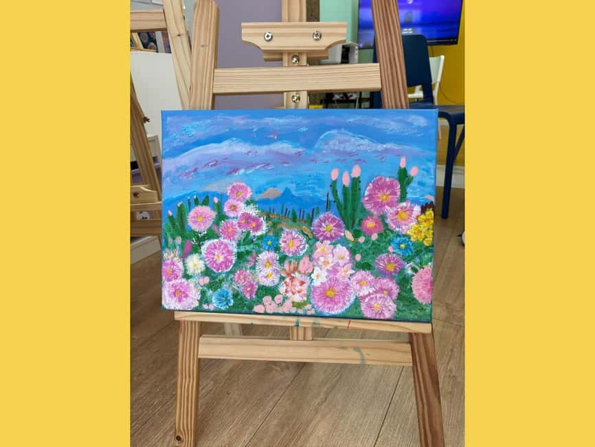 Las Palmas: Art and Brunch Painting Experience - Acrylic Painting, Step by Step (and Friendly, Patient Teaching)