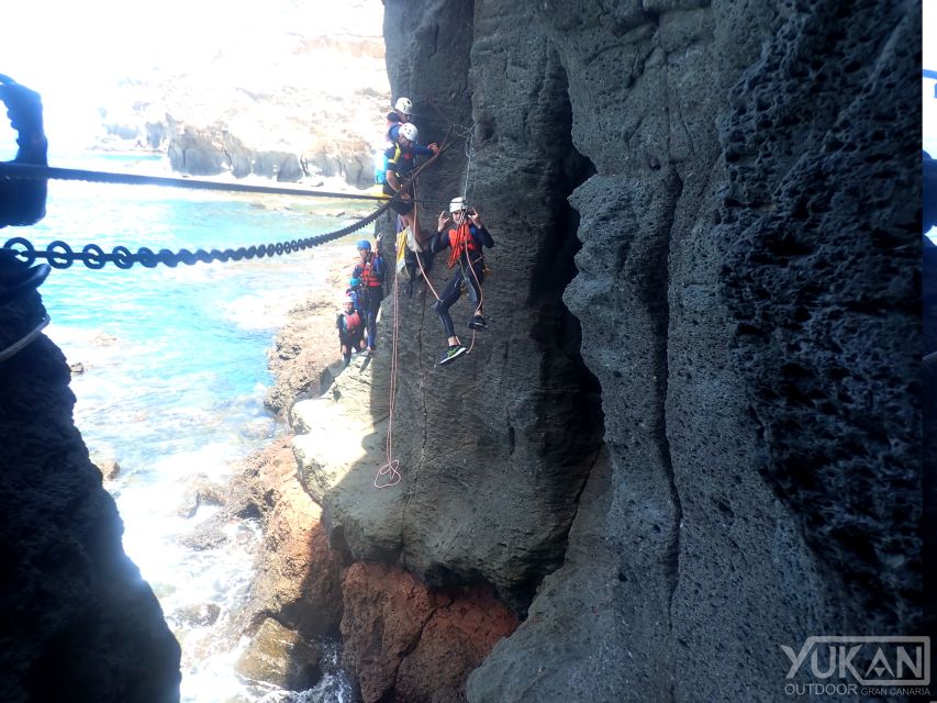 Las Palmas: Coastering, Via Ferrata, Water Jumping & Snorkel - Cliff jumping and snorkeling: the fun choices you can scale up