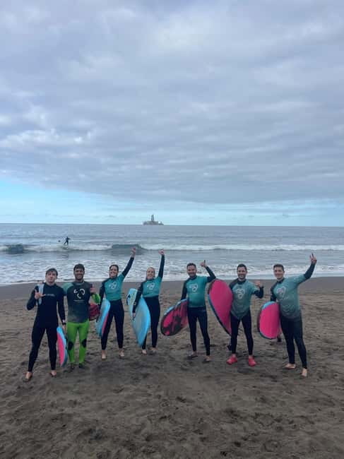 Las Palmas de Gran Canaria: Group surf lessons on La Laja beach - Meeting point and getting there without stress