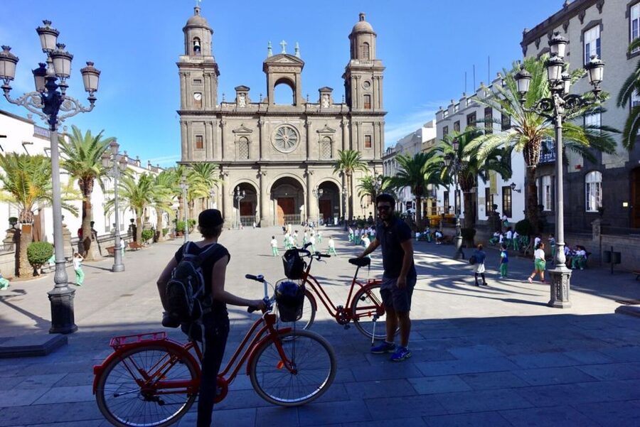 Las Palmas de Gran Canaria: Guided City Tour by Bike - The finish from above, and how the tour ends strong