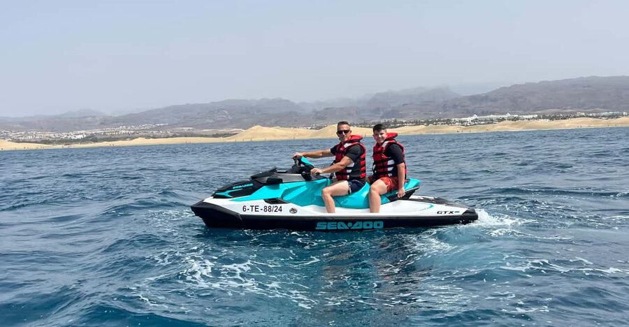 Maspalomas: Jet Ski Tour with Hotel Transfer - How the jet skis feel in real conditions: power, bounciness, and control