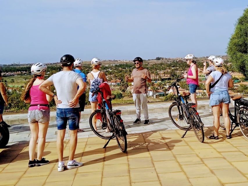 Maspalomas: Southern Coast E-Bike Tour Option Tapas Tasting - Tapas option and lunch timing: when the extra € makes sense