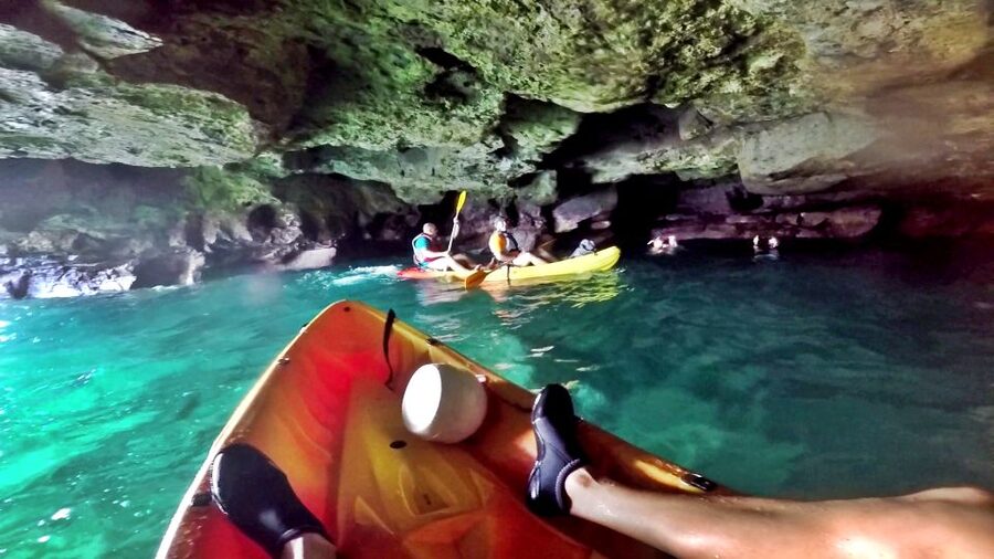 Mogán: Guided Kayak to Caves and Snorkeling Tour - Snacks, sports drink, and the energy reset you will feel