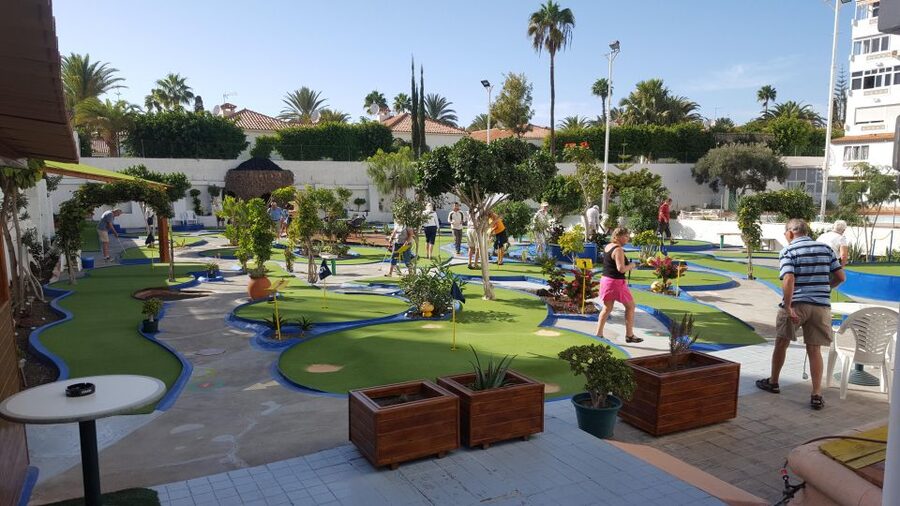 Playa del Inglés: Minigolf Taidia - Minigolf Taidia in Playa del Inglés: finding it fast and starting quickly