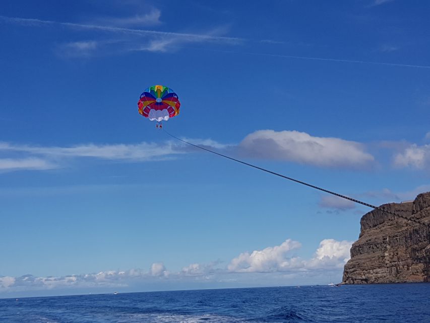 Puerto Rico de Gran Canaria : Parasailing - The boat transfer and return: why the ride back can be part of the fun