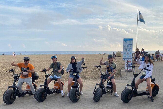 Rent e-Scooter 2 seater from 1 untill 4 Hour : Explore Maspalomas - Meeting at Bici Bike Vintage, then building your own loop