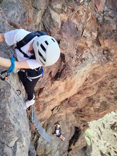 Via Ferrata Gran Canaria: Rock Climbing for beginners - Safety that feels real, not performative