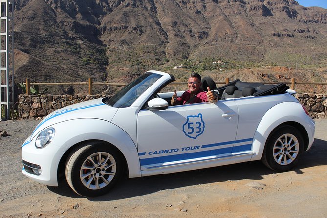 Vw Beetle Convertible Island tour Discover the island on a different way - Stop 4: Pico de Las Nieves and the Roque Nublo connection
